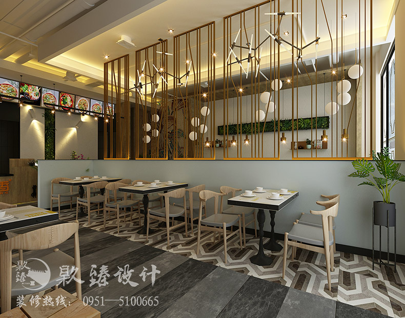 银川餐厅装修设计|镹臻装饰,启胃香连锁餐饮装修设计案  银川餐厅装修设计|镹臻装饰,启胃香连锁餐饮装修设计案
