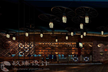 银川烧烤店装修设计|镹臻装饰