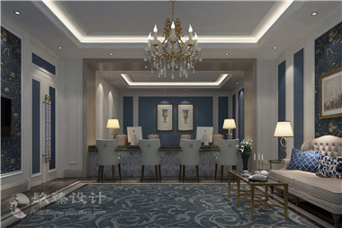 银川售楼部装修设计丨景德镇凤凰城营销中心|镹臻装饰