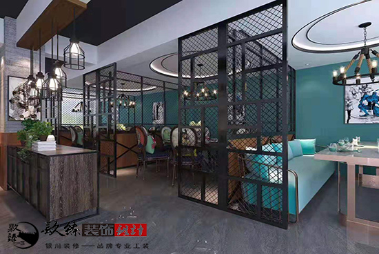 食客狼餐厅装修设计，狂野中的内敛