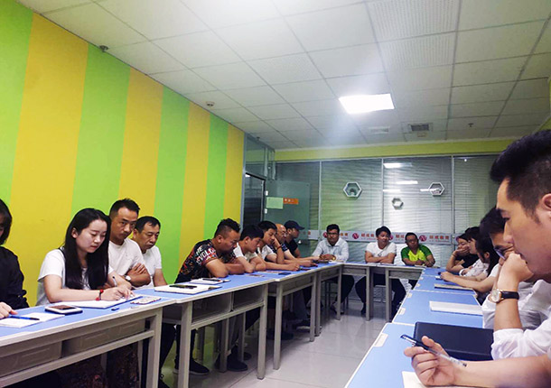 不负时光,银川办公室装修设计|镹臻装饰|年终周一例会小总结