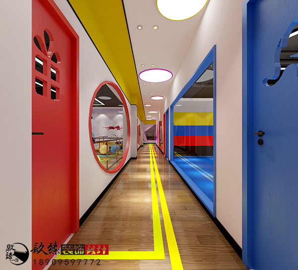 银川装修公司|艺术境界的抽象派|星图雅教育学校设计作�?#13;