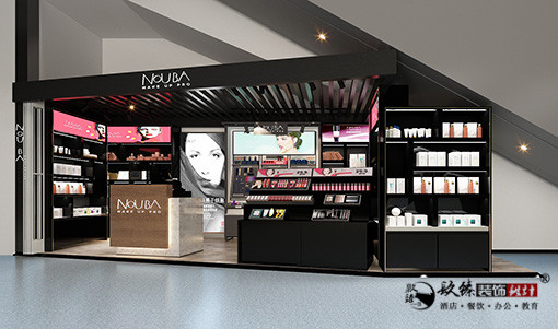 银川化妆品店装修,银川化妆品店设计