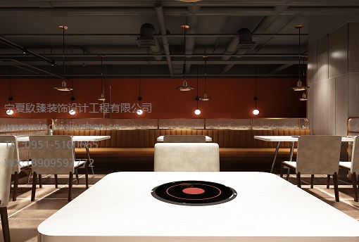 银川餐厅设计图纸|推荐宁夏镹臻工装