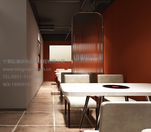 银川餐厅设计图纸|推荐宁夏镹臻工装