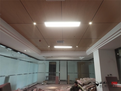 银川办公室装修工地现场|镹臻设计