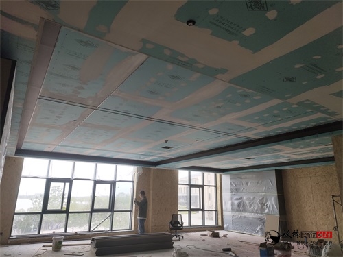 银川办公室装修工地现场|镹臻设计