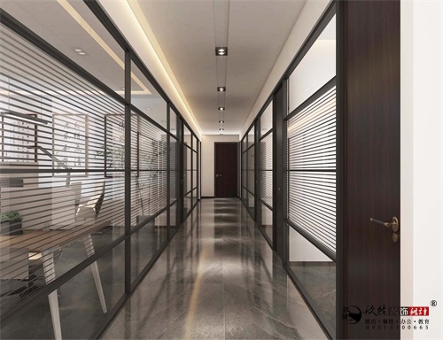 银川办公楼装修设计效果图|镹臻设计