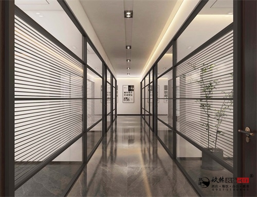 银川办公楼装修设计效果图|镹臻设计