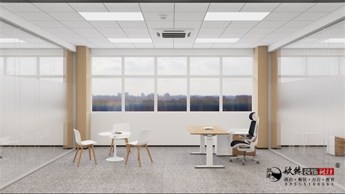 银川办公室装修设计效果图|镹臻设计