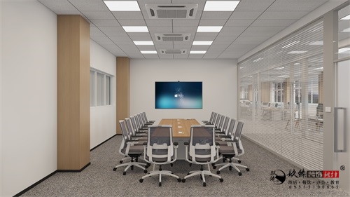 银川办公室装修设计效果图|镹臻设计