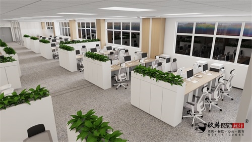 银川办公室装修设计效果图|镹臻设计