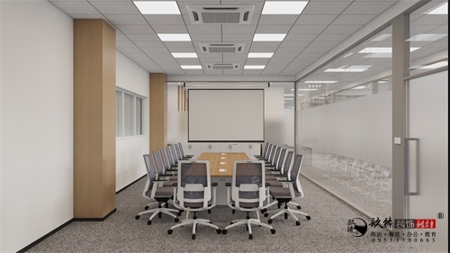 银川办公室装修设计效果图|镹臻设计