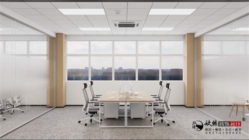 银川办公室装修设计效果图|镹臻设计