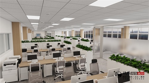 银川办公室装修设计效果图|镹臻设计