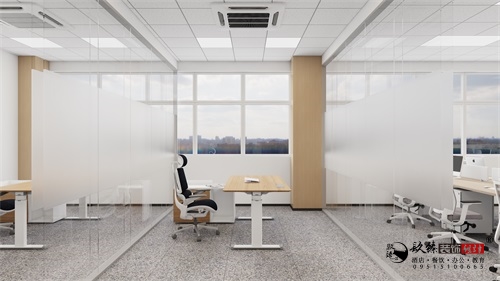 银川办公室装修设计效果图|镹臻设计