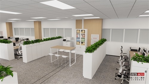 银川办公室装修设计效果图|镹臻设计