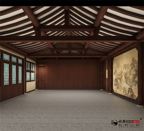 银川四合院装修设计效果图|镹臻设计