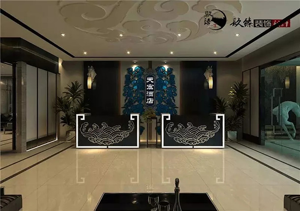 银川酒店装修效果图|银川酒店装修设计|镹臻装饰