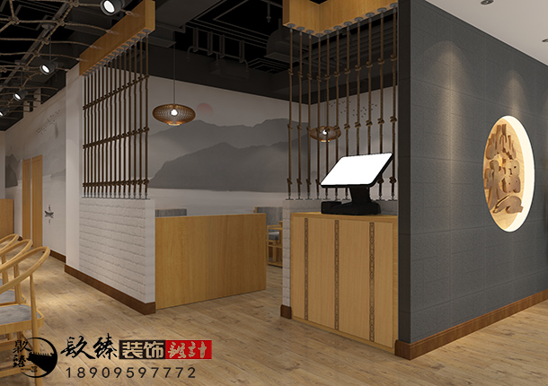 银川火锅店装修|银川火锅店装修设计|镹臻装饰