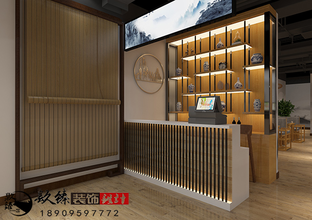 银川火锅店装修设计|本土特色的粥底火锅店设计案例