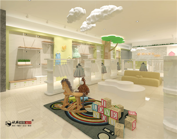 银川母婴店装修|银川母婴店装修设计|镹臻装饰