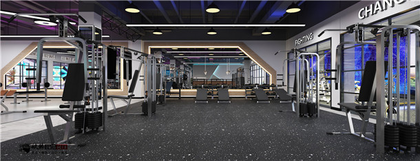 银川健身房装修|银川健身房装修设计|镹臻装饰