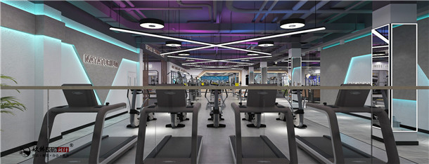 银川健身房装修|银川健身房装修设计|镹臻装饰