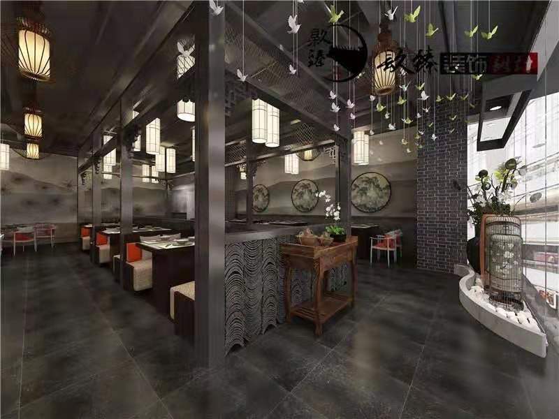 银川火锅店装修|银川火锅店装修设计|镹臻装饰