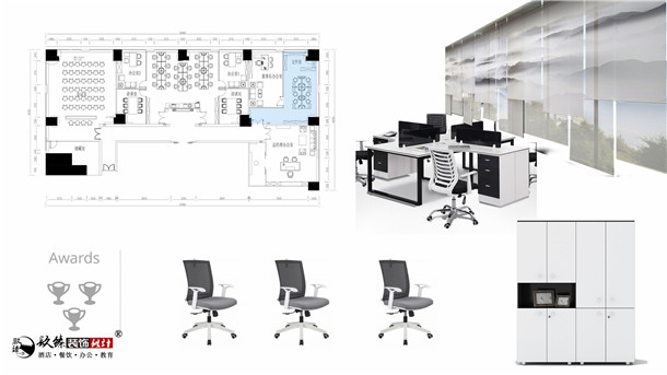 银川办公室装修|银川办公室装修设计|镹臻设计