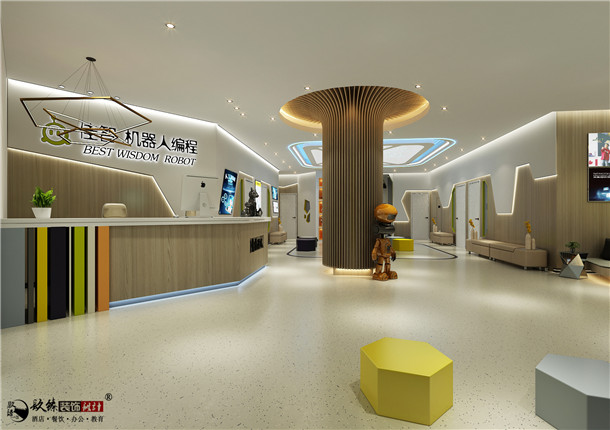 银川培训学校装修|银川培训学校装修设计|镹臻设计