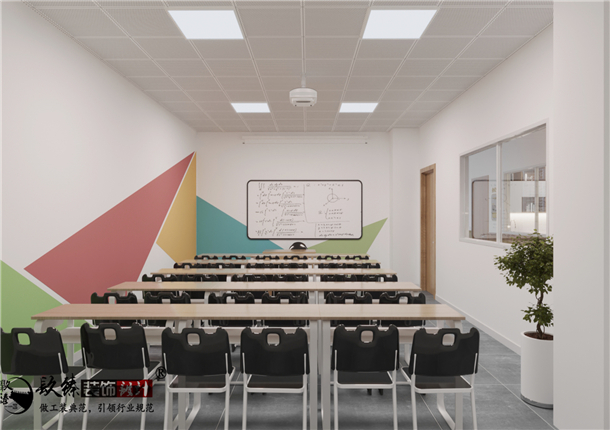 银川培训学校装修|银川培训学校装修设计|镹臻装饰