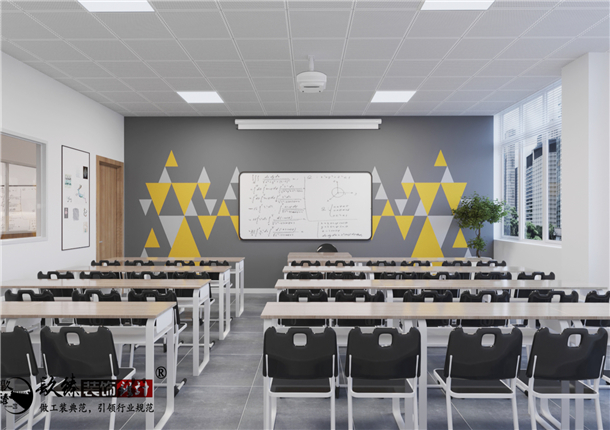 银川培训学校装修|银川培训学校装修设计|镹臻装饰