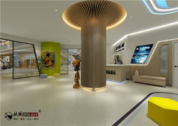 银川培训学校装修|银川培训学校装修设计|镹臻装饰