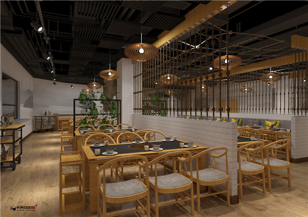 银川火锅店装修|银川火锅店装修设计|镹臻装饰