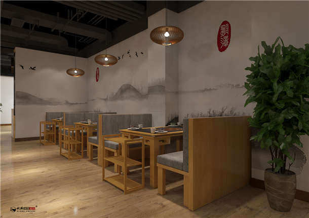 银川火锅店装修|银川火锅店装修设计|镹臻装饰