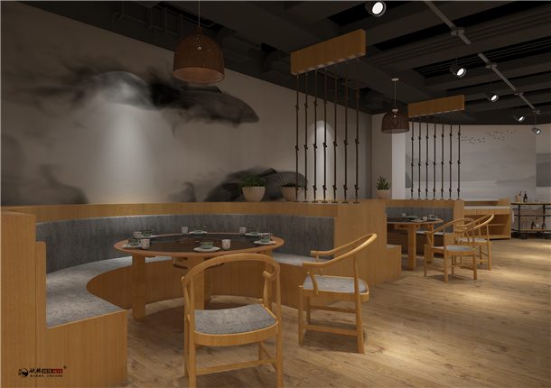 银川火锅店装修|银川火锅店装修设计|镹臻装饰