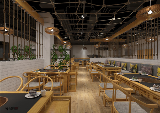 银川火锅店装修|银川火锅店装修设计|镹臻装饰