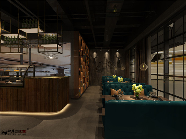 银川西餐厅装修|银川西餐厅装修设计|镹臻装饰