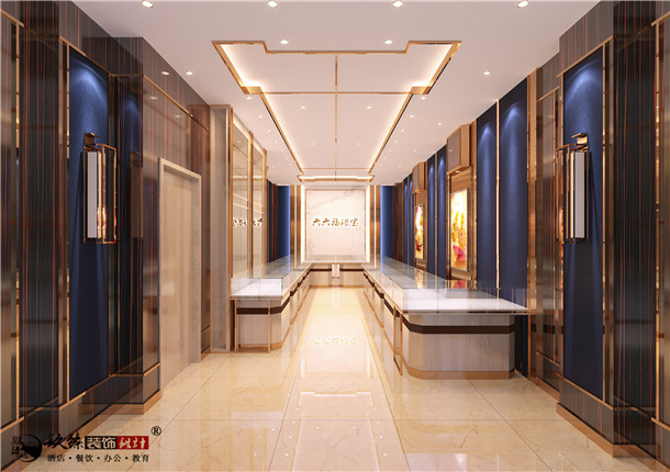 银川黄金珠宝店装修|银川黄金珠宝店装修设计|镹臻设计