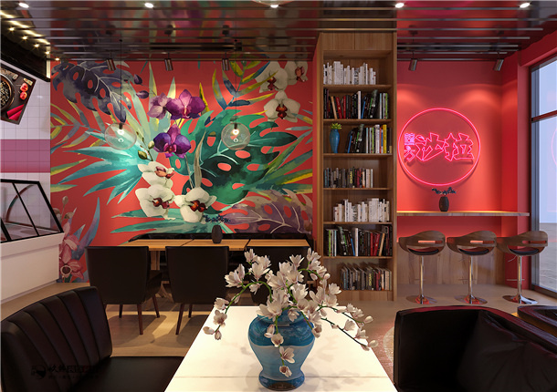 银川咖啡厅装修|银川咖啡厅装修设计|镹臻设计