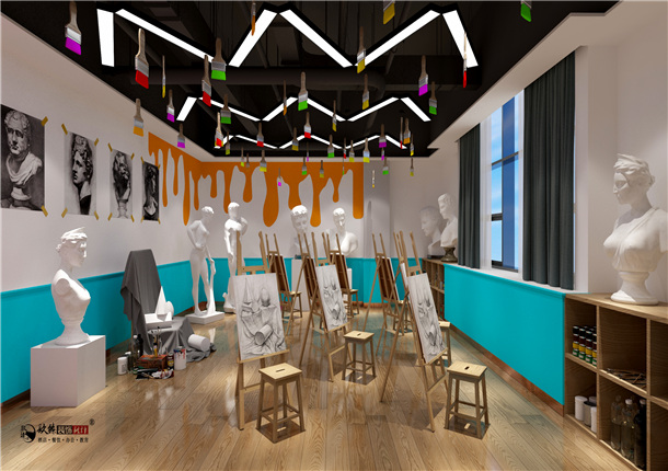 银川培训学校装修|银川培训学校装修设计|镹臻装饰