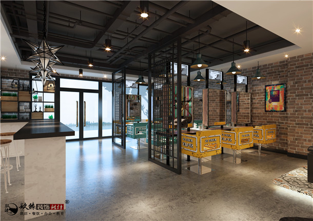 银川美发店装修|银川美发店装修设计|镹臻装饰设计