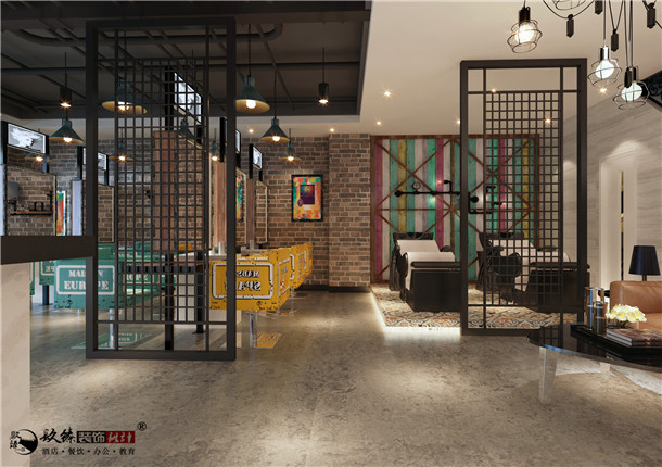 银川美发店装修|银川美发店装修设计|镹臻装饰设计