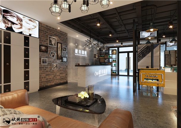 银川美发店装修|银川美发店装修设计|镹臻装饰设计