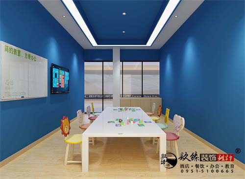 银川早教中心设计效果图|镹臻设计