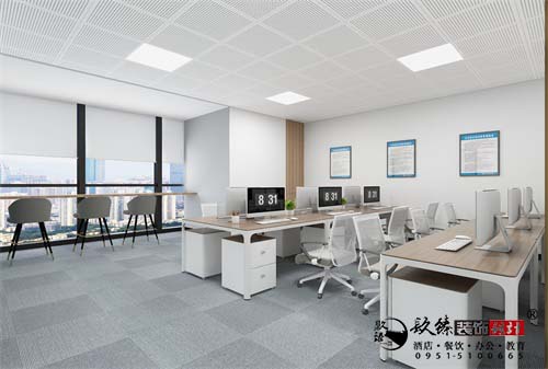 银川办公设计效果图|镹臻设计