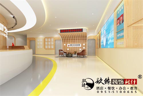 银川英语培训学校设计效果图|镹臻设计