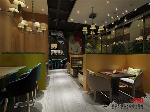 银川焖锅店设计效果图|镹臻设计