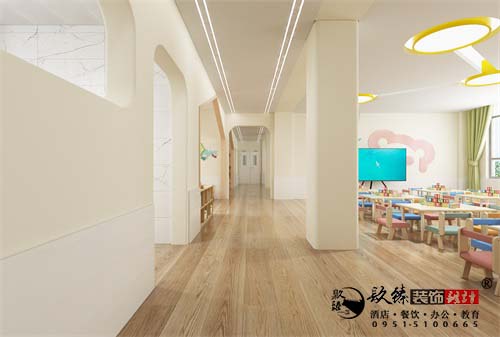 银川幼儿园装修设计效果图|镹臻设计